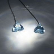 Limited Collection-Topaz Whale Tail Earring